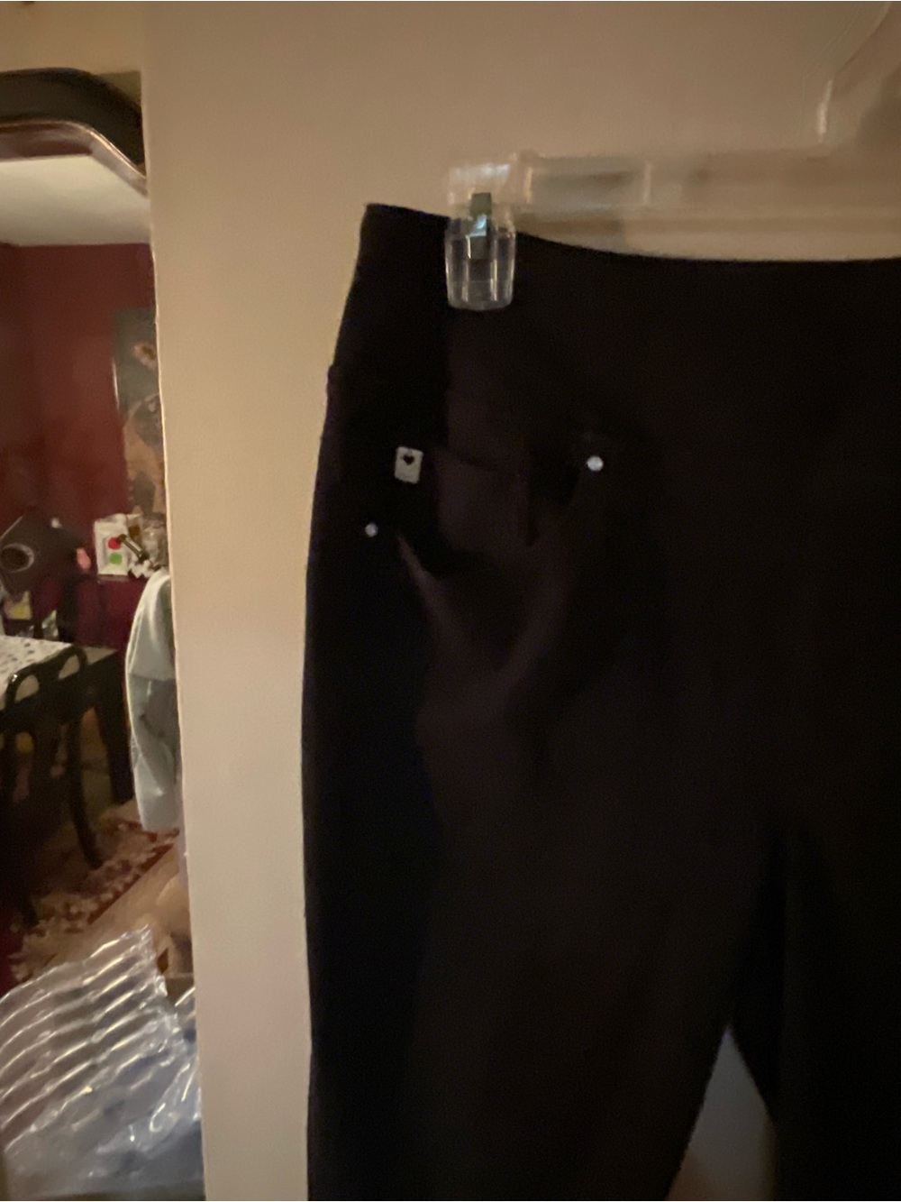 Black Belle by Kim Gravel denim straight leg jeans - Picture 2 of 7